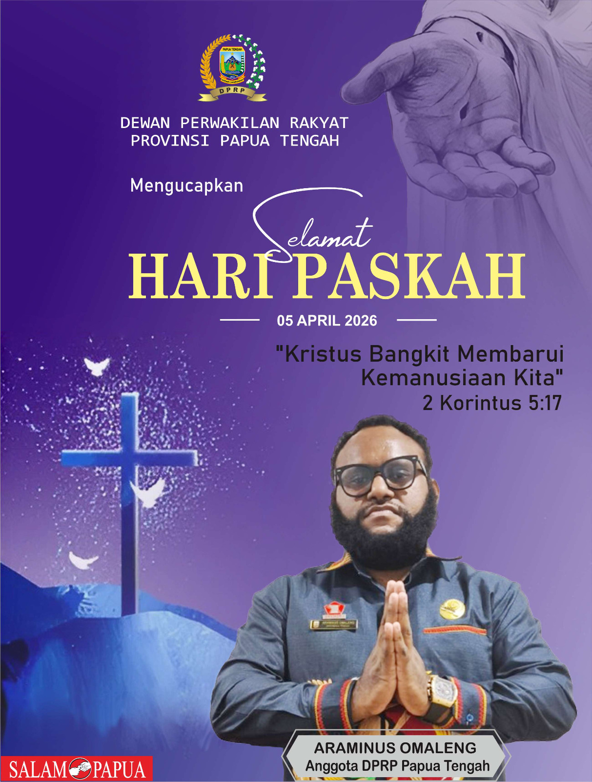 Iklan Paskah Araminus Omaleng