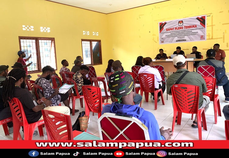 Pleno DPSHP, Distrik Kwamki Narama Terdapat 10.744 Pemilih