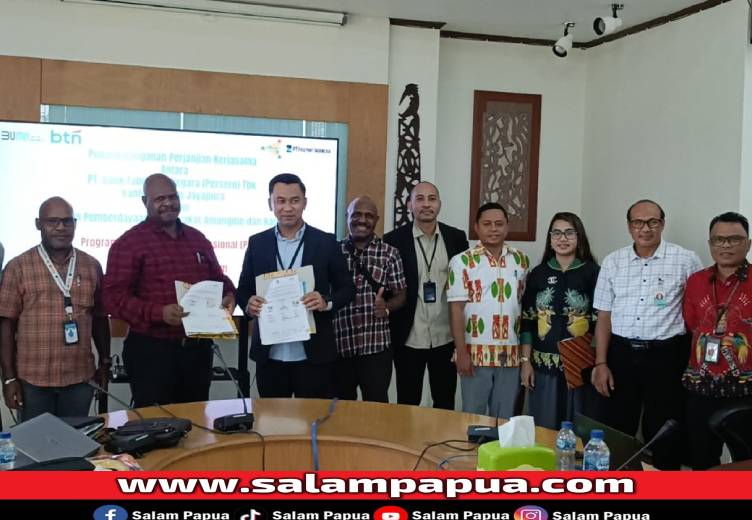 YPMAK Teken Perjanjian Kerja Sama Dengan Bank BTN Untuk Program PPO Dan Literasi Keuangan