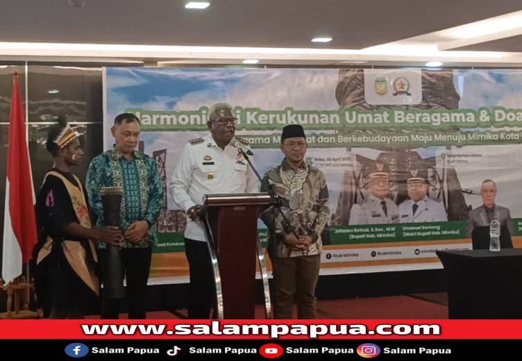 Bupati Mimika Hadiri Kegiatan Harmonisasi Kerukunan Umat Beragama: Jangan Ada Yang Mengusik Toleransi