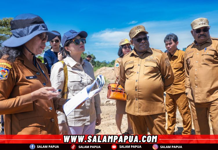 Wamendiktisaintek Stella Christie Tinjau Lokasi Pembangunan SMA Unggul Garuda Di Papua Tengah