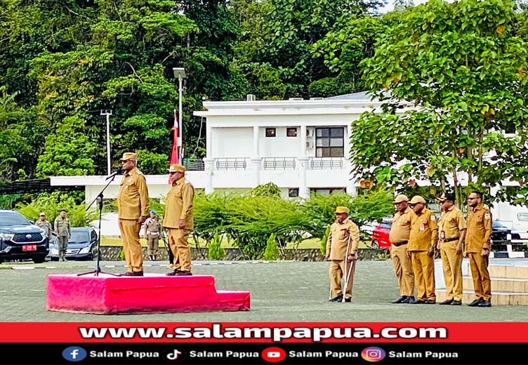 Pimpin Apel Perdana, Bupati Mimika: ASN Stop Minta Jabatan