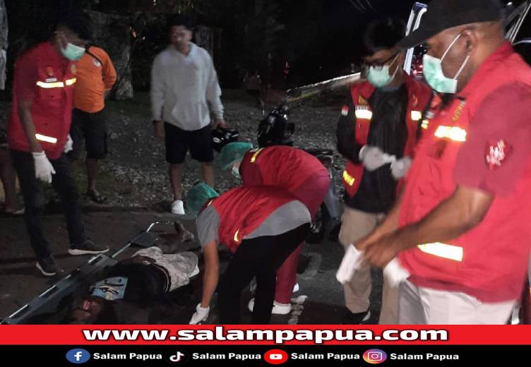 Warga Timika Meninggal Dunia Akibat Tabrakan Di Jalan Kartini, Pelaku Diamankan Polisi