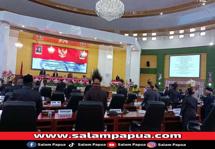 DPRK Mimika Gelar Paripurna Penetapan AKD, Berikut Susunannya