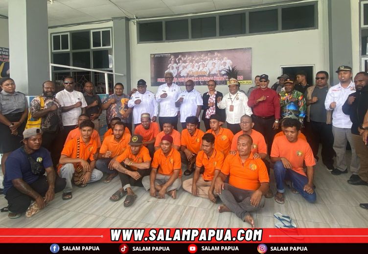 Momen Istimewa Saat Kunker Gubernur Dan Wagub Papua Tengah Ke Lapas Timika