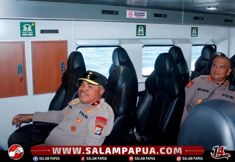 Polda Papua Tengah Miliki Kapal Patroli C2 Tingkatkan Pelayanan Di Teluk Cenderawasih