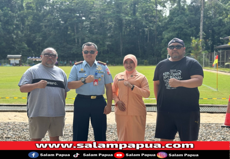 Danlanud Yohanis Kapiyau Apreasiasi Pelaksanaan WBFC Cup U-16, Talenta Muda Papua Harus Dibina Terus