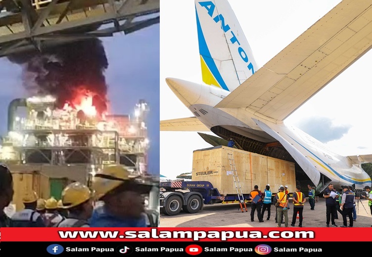 Pasca Terbakar, Freeport Percepat Perbaikan Smelter Gresik Dan Datangkan Komponen Gunakan Pesawat Kargo Antonov