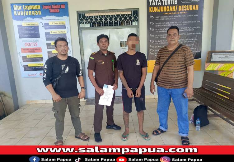 Tersangka Pencuri Ratusan Ayam Super Dilimpahkan Ke Kejaksaan Negeri Mimika