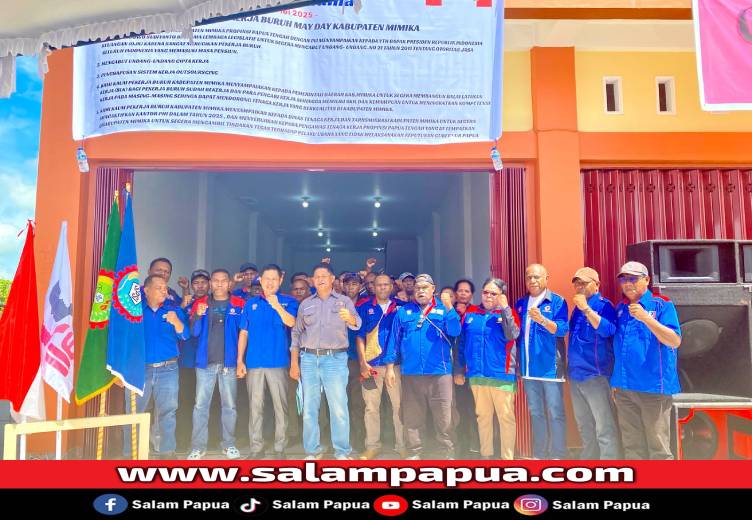 Peringati May Day, Buruh Mimika Sampaikan Enam Tuntutan