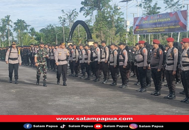 Polres Mimika Siapkan Tim Respon Kejadian Di Semua TPS Pemilu
