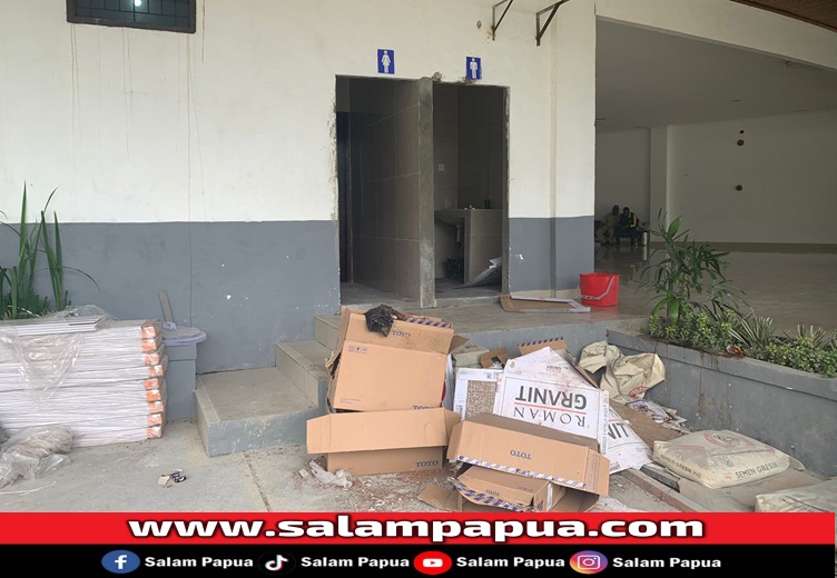 Kantor DPRD Mimika Direnovasi Ringan, Disebut Gunakan Anggaran Yang Tidak Besar