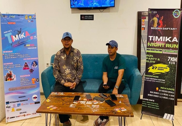 500 Lebih Peserta Akan Meramaikan Timika Night Run
