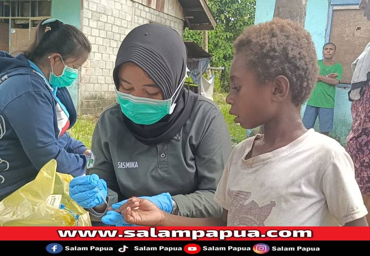 Hari Malaria Sedunia: 300 Warga Kaugapu Jalani Cek Darah, Satu Keluarga Dinyatakan Positif