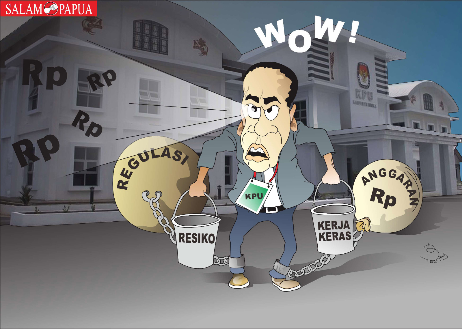 KPU Mimika Dan Hulu Ke Hilir Indikasi Korupsi Dana Pilkada 2024