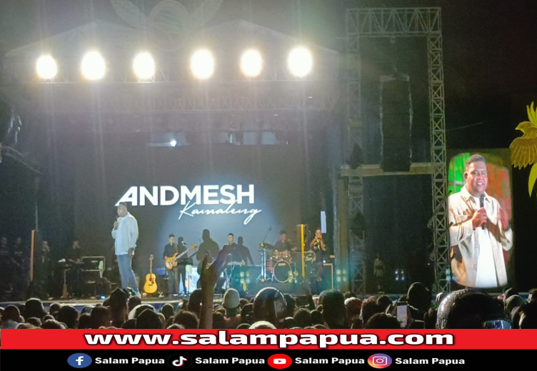 Andmesh Kamaleng Meriahkan Peringatan HLH Sedunia PTFI Dan Pemkab Mimika