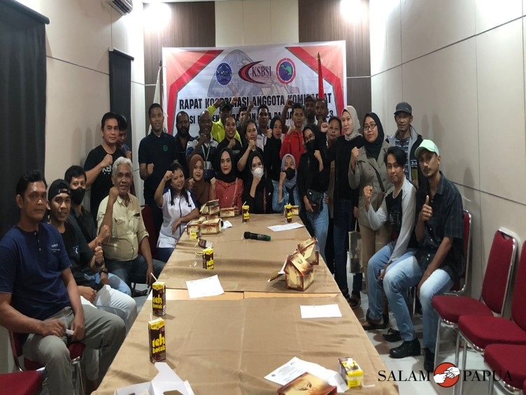 KSBSI MIMIKA GELAR RAPAT KOORDINASI ANGGOTA