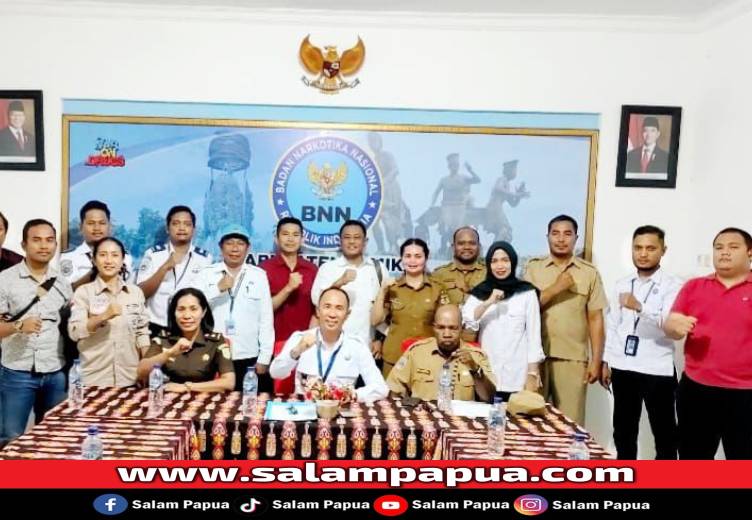 BNN Mimika Gelar Forkom P4GN Bahas Isu Narkotika Di Timika