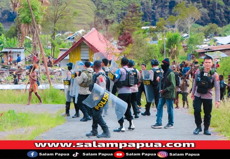 Situasi Puncak Jaya Mulai Kondusif, Ratusan Aparat Masih Disiagakan