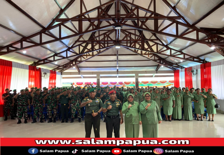 Kenal Pamit Di Kodim 1710/ Mimika, Letkol Inf Mochamad Slamet Wijaya Gantikan Letkol Dedy Cahyadi