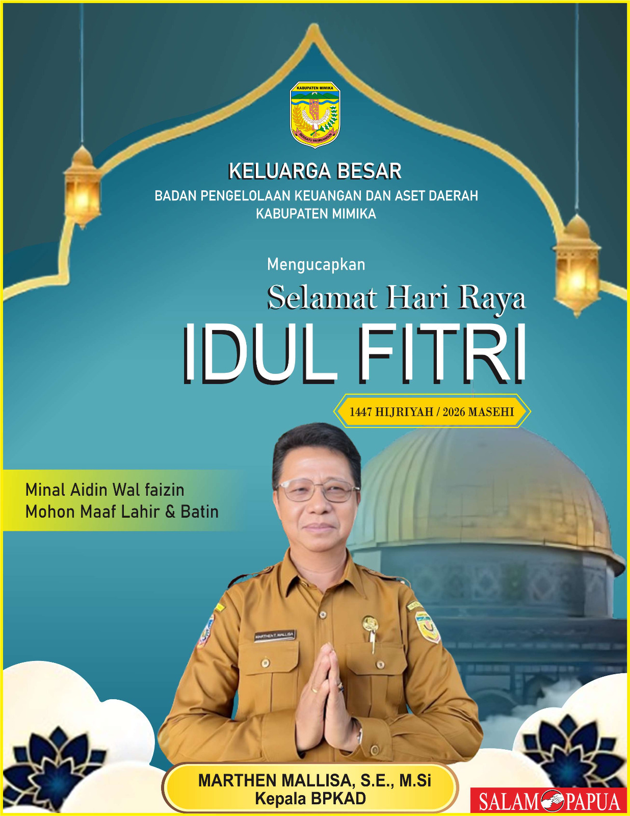 Iklan Idul Fitri BPKAD