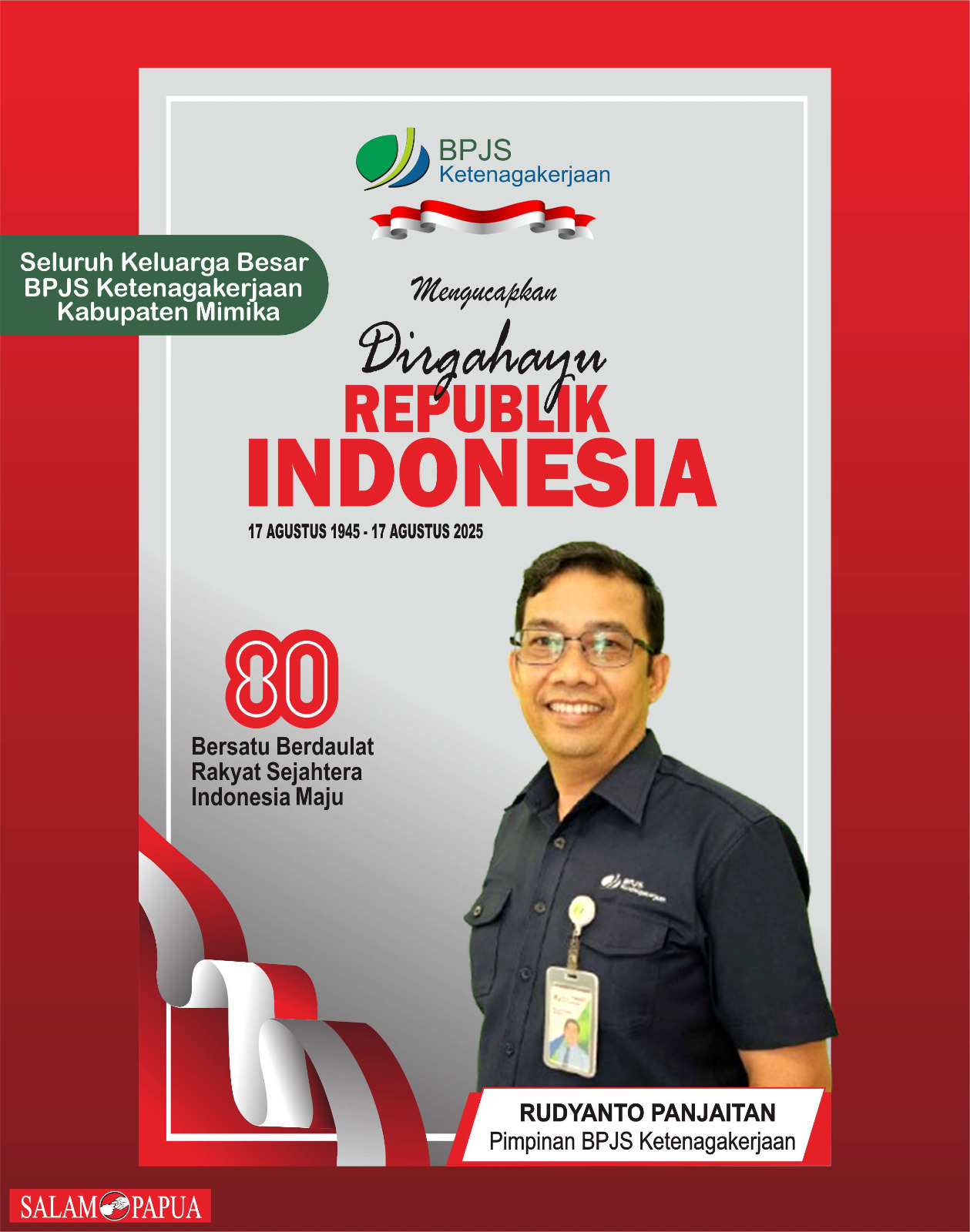 Iklan HUT RI 80 BPJSK