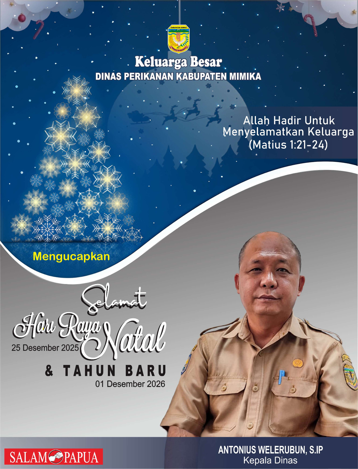 Iklan Natal Dinas Perikanan