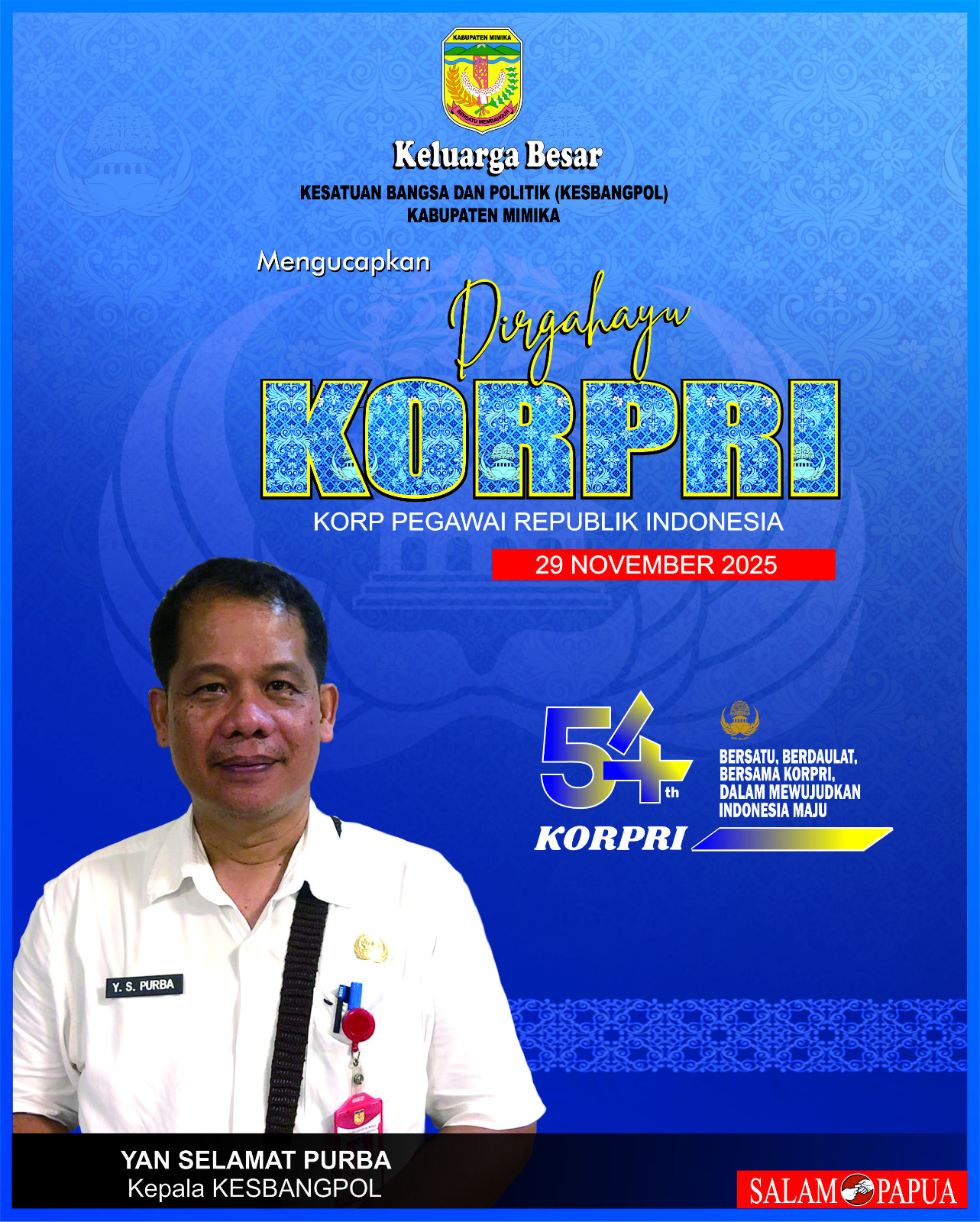 Iklan Korpri Kesbangpol