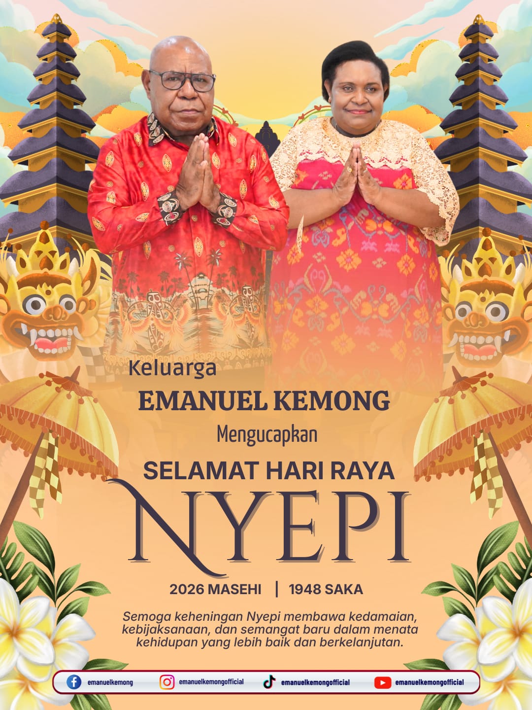 Iklan Nyepi Wabup