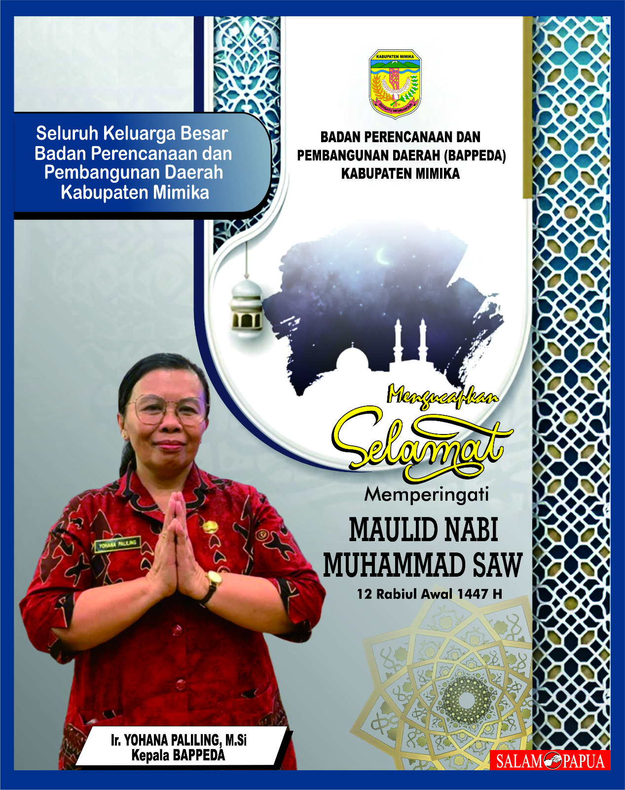 Iklan Maulid Bappeda