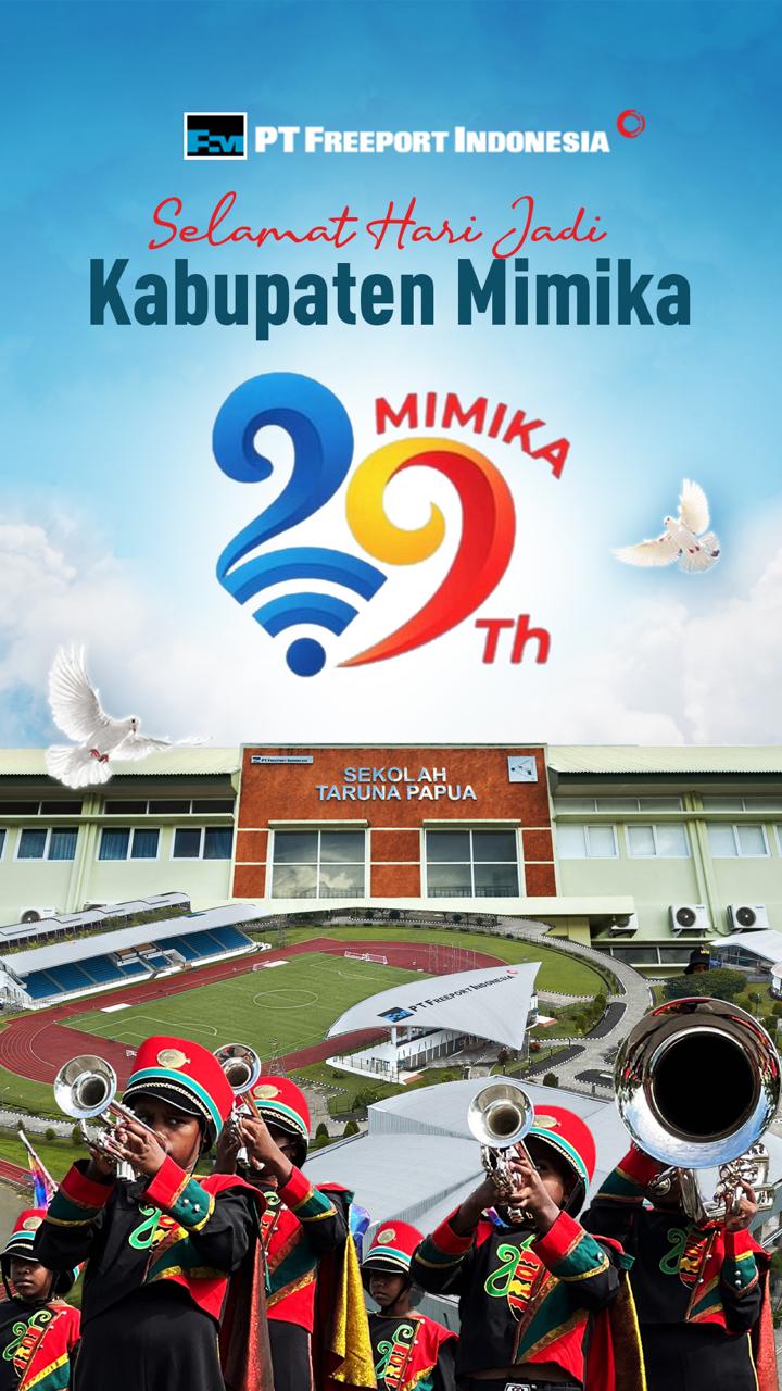 Iklan HUT Mimika Dari PTFI