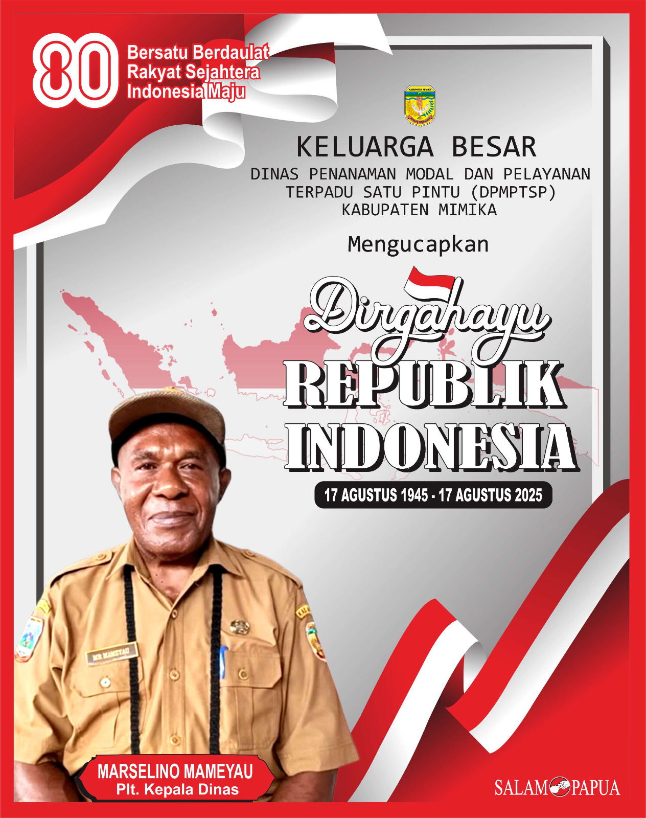 Iklan HUT RI 80 DPMPTSP