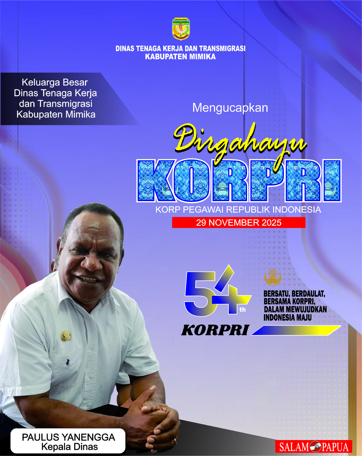 Iklan Korpri Disnakertrans