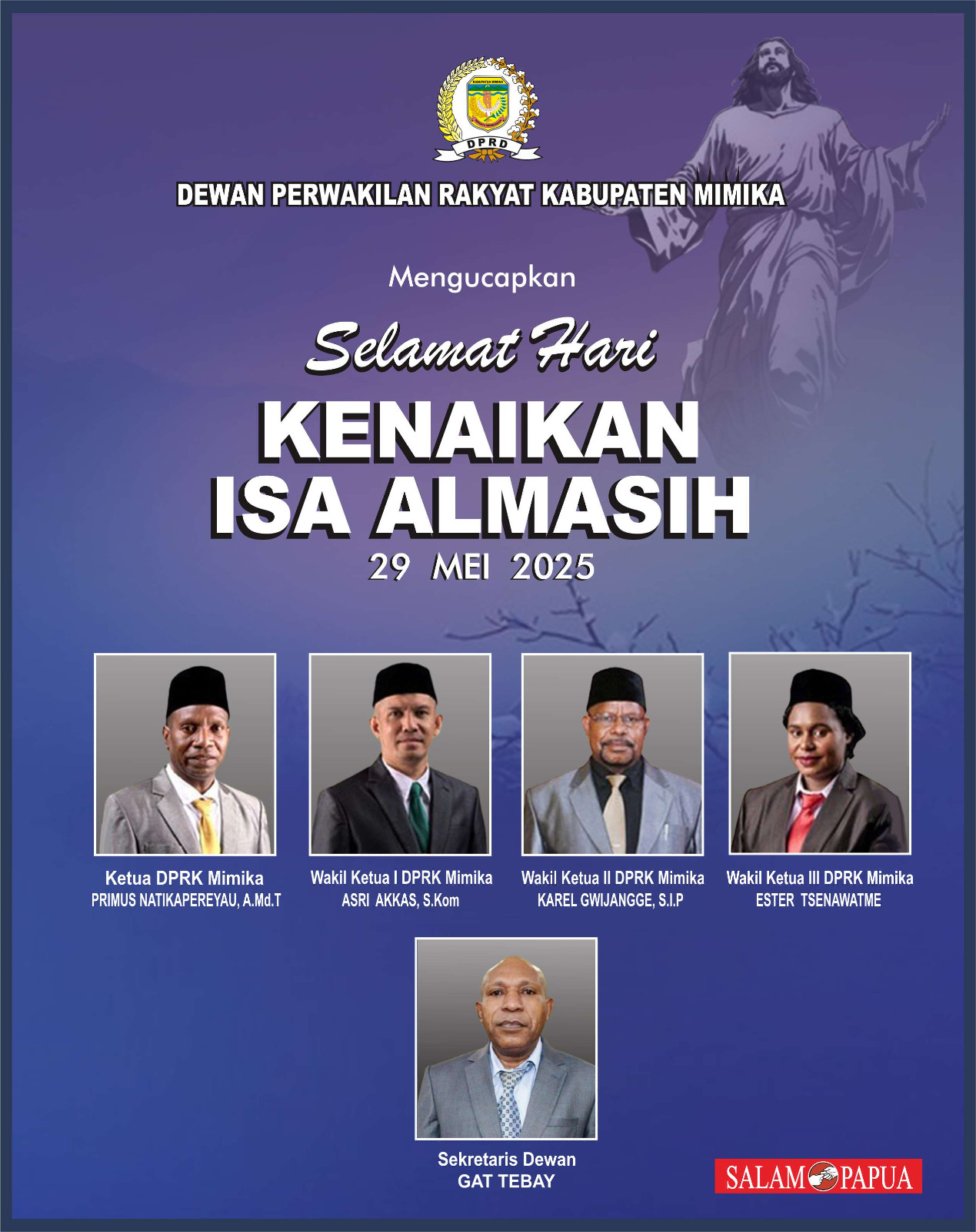 DPRK Ucapan Kenaikan Yesus Kristus