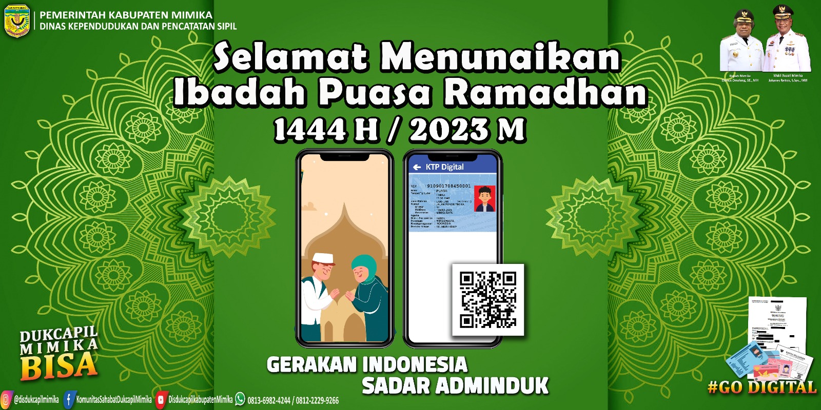 DINAS PENDUDUK DAN PENCATATAN SIPIL (IBADAH PUASA RAMADHAN)