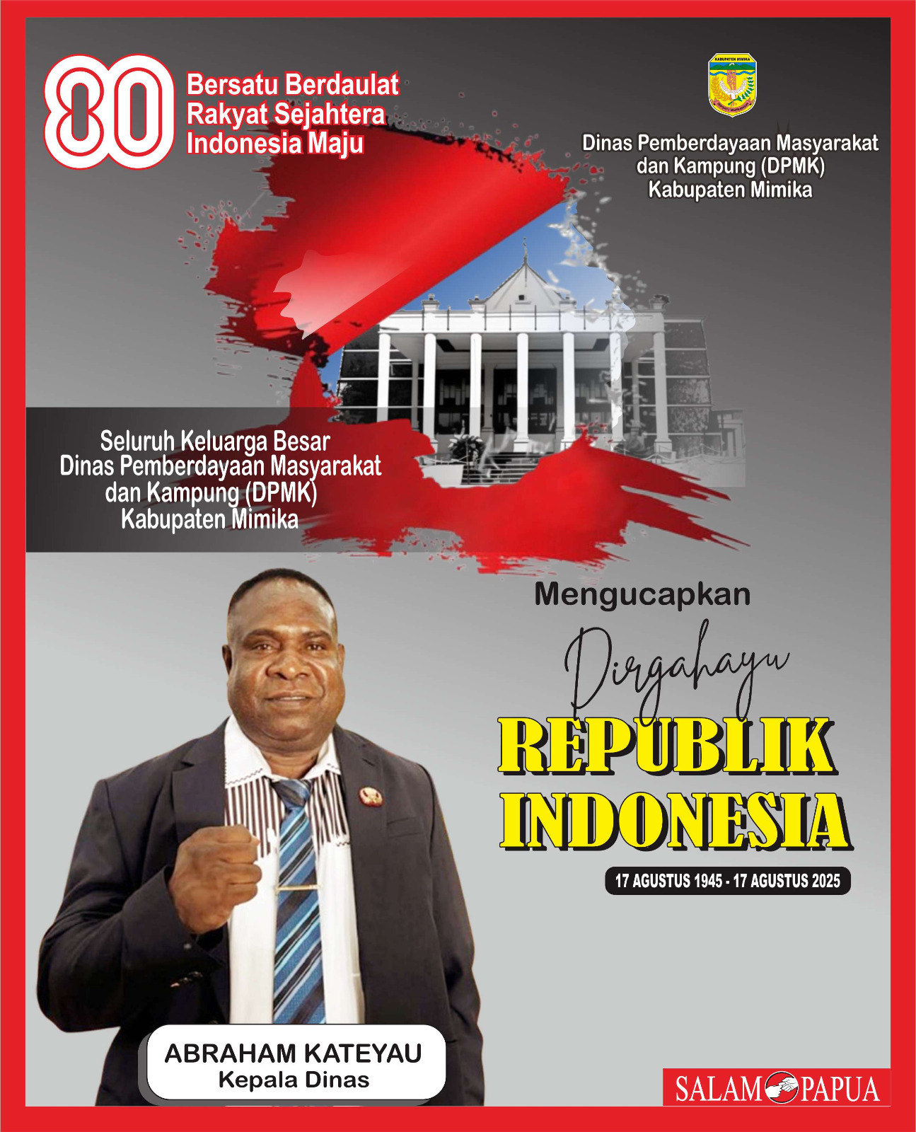 Iklan HUT RI 80 DPMK