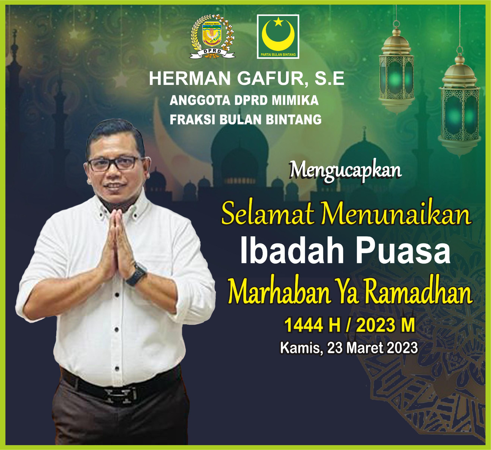 FRAKSI BULAN BINTANG DPRD KABUPATEN MIMIKA