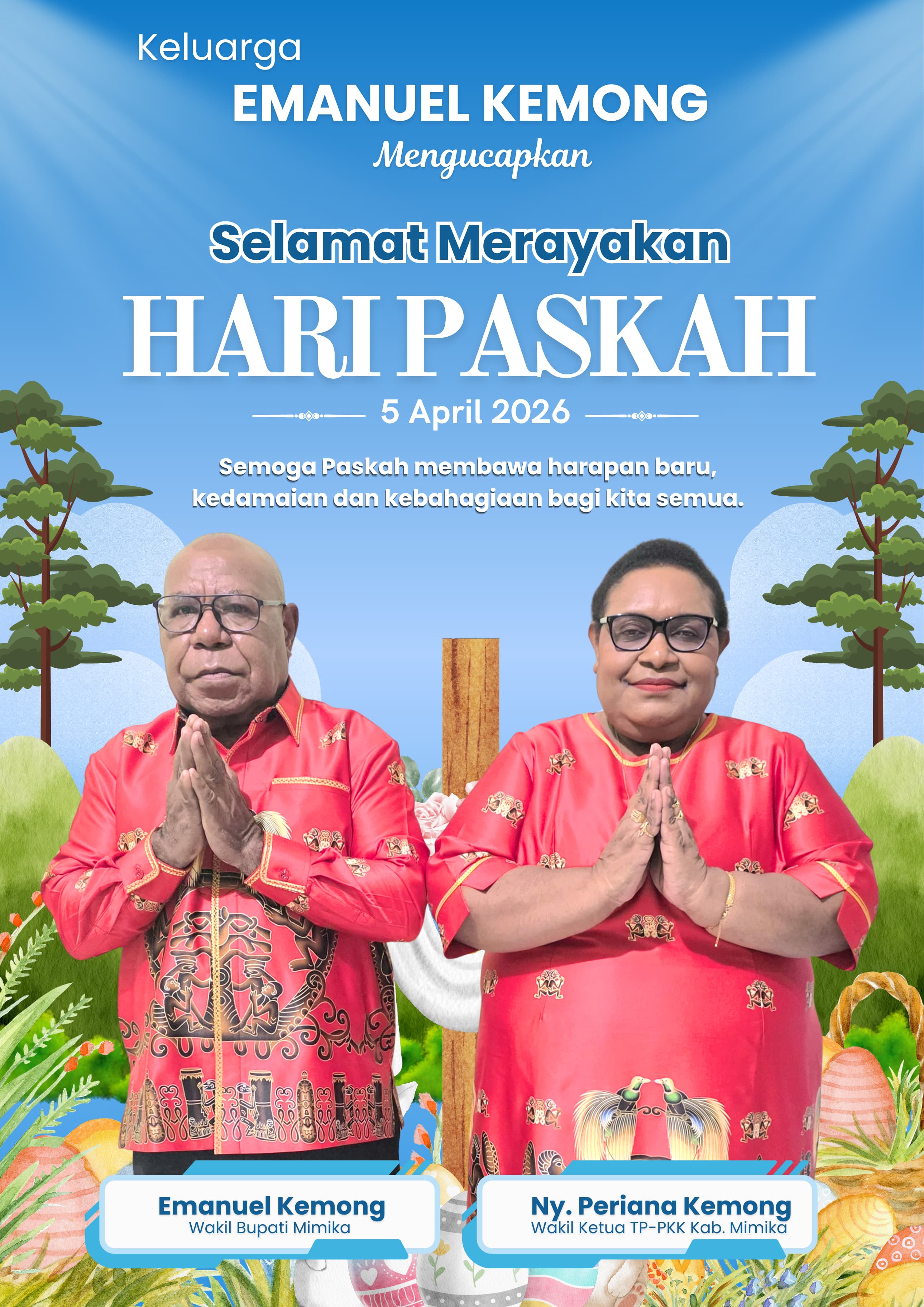 Iklan Paskah Wabup
