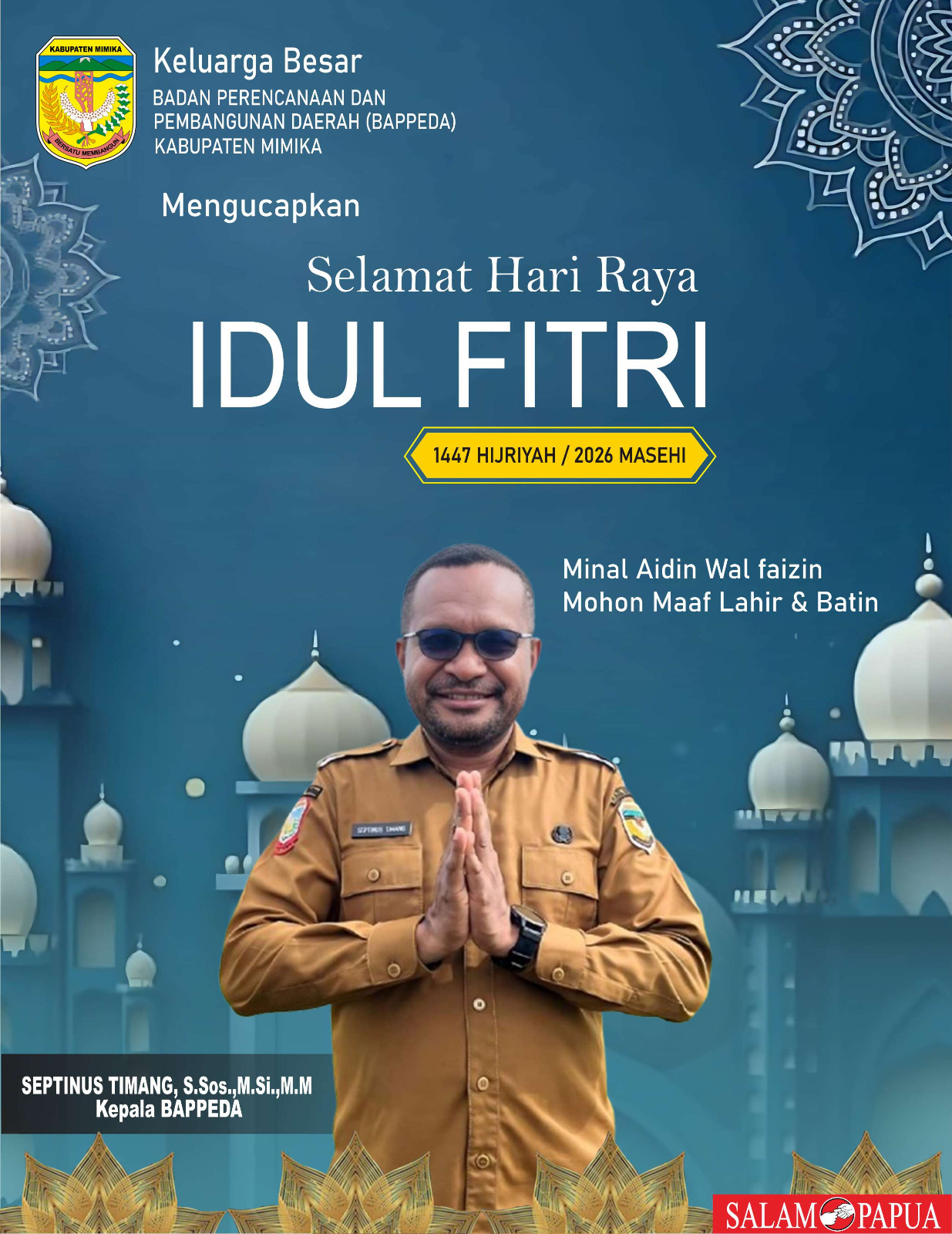 Iklan Idul Fitri Bappeda