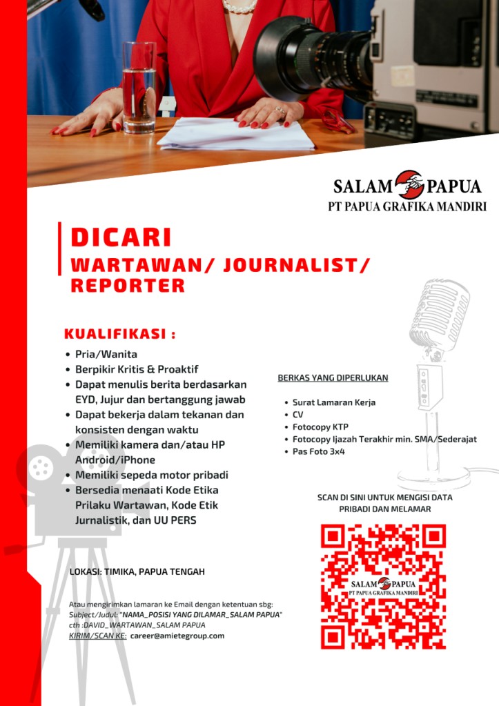 IKLAN REDAKSI - WARTAWAN