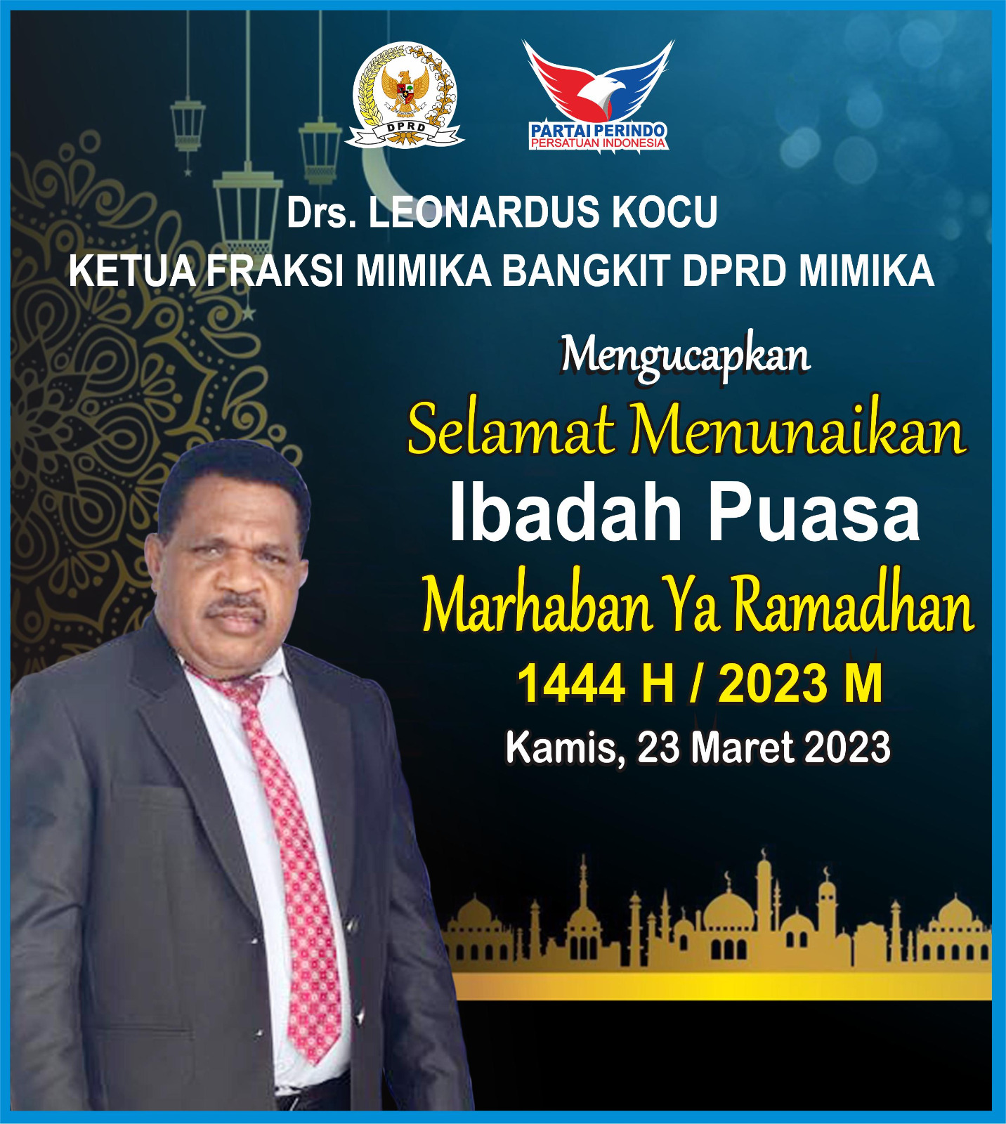 KETUA FRAKSI MIMIKA BANGKIT DPRD KABUPATEN MIMIKA