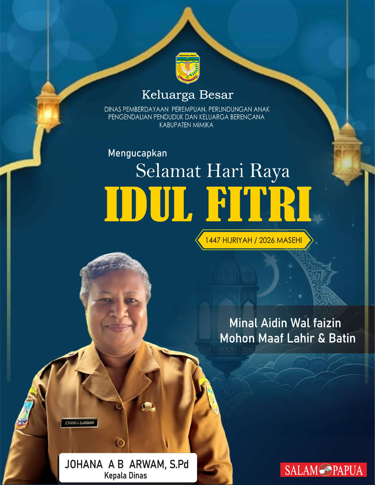 Iklan Idul Fitri DP3AP2KB