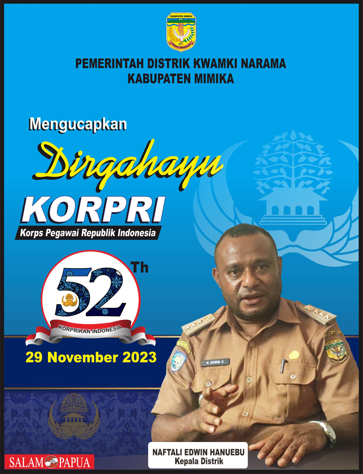 Distrik Kwamki Narama KORPRI