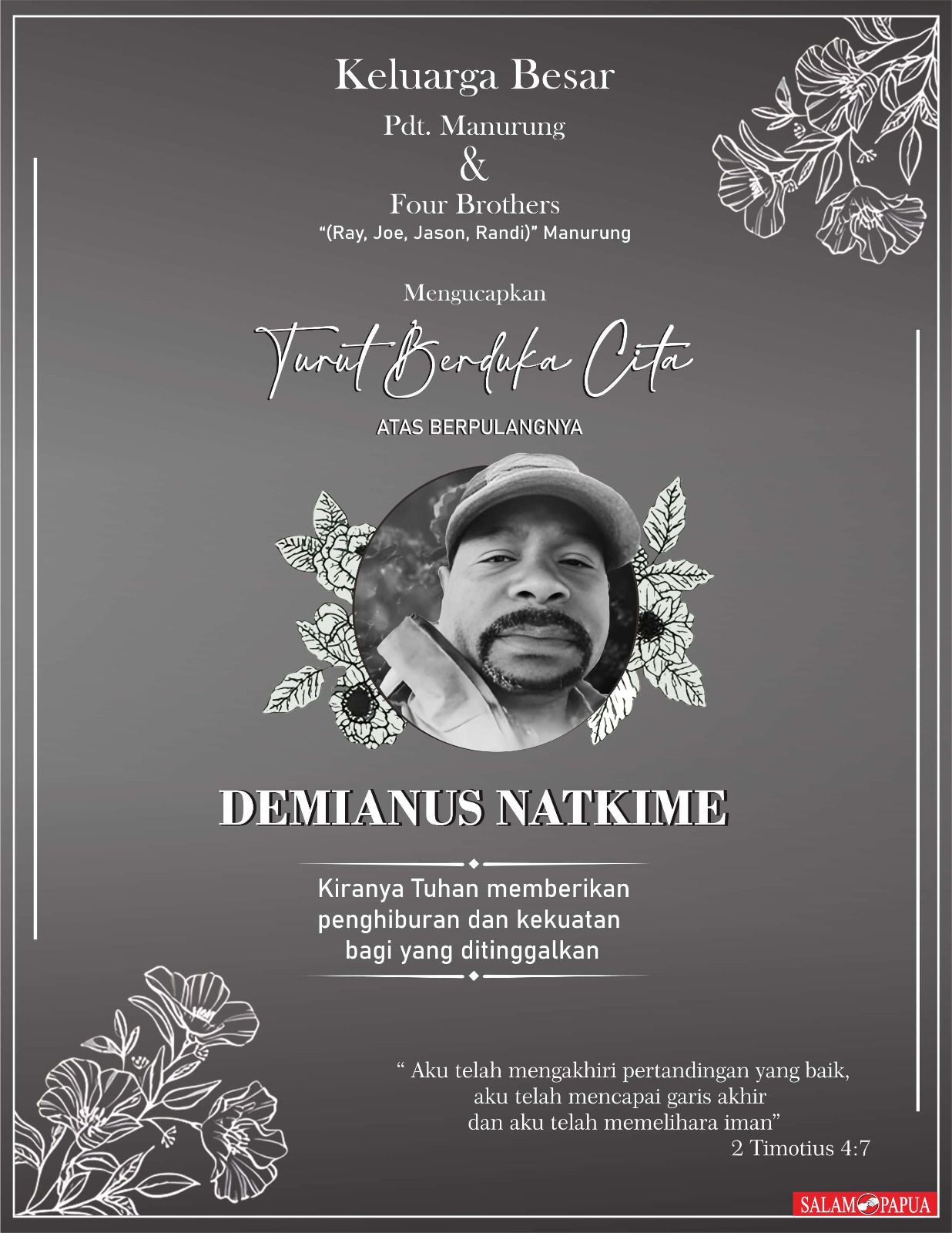 Iklan Duka Dari Four Brothers