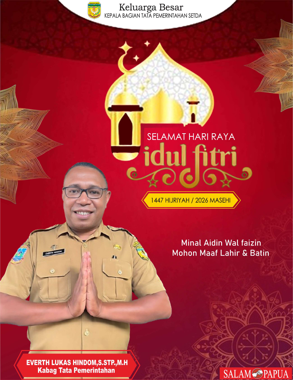 Iklan Idul Fitri Kabag Tata Pemerintahan