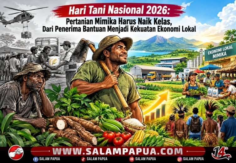 Pertanian Mimika Harus Naik Kelas, Dari Penerima Bantuan Menjadi Kekuatan Ekonomi Lokal