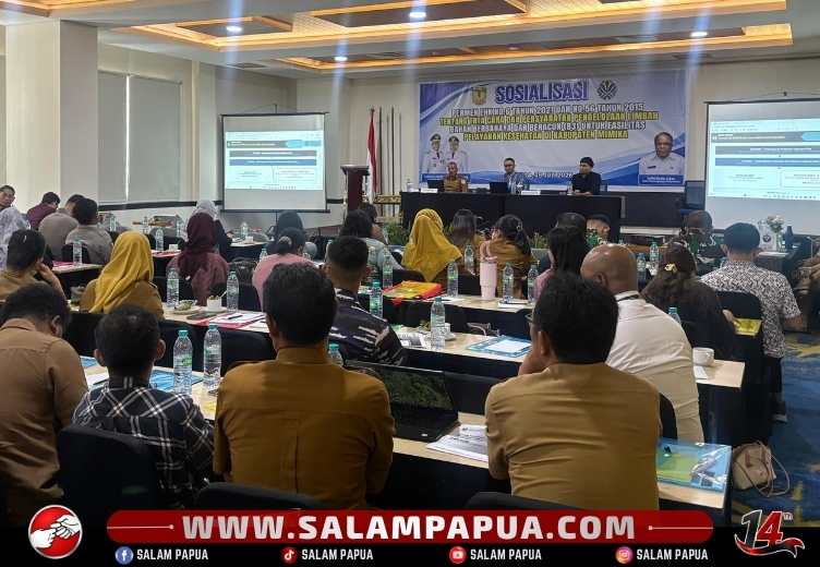 DLH Mimika Gelar Sosialisasi Aturan Limbah B3 Bagi Fasilitas Kesehatan