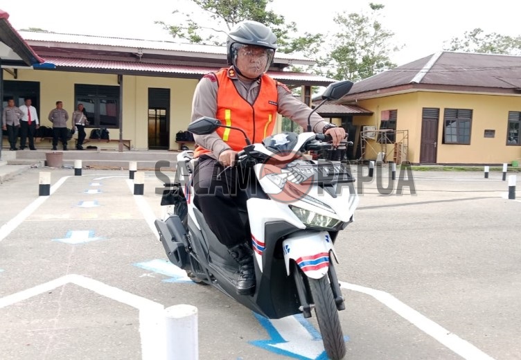 SIRKUIT BARU UJIAN PRAKTIK SIM C RESMI DITERAPKAN, WARGA SEBUT LEBIH MUDAH