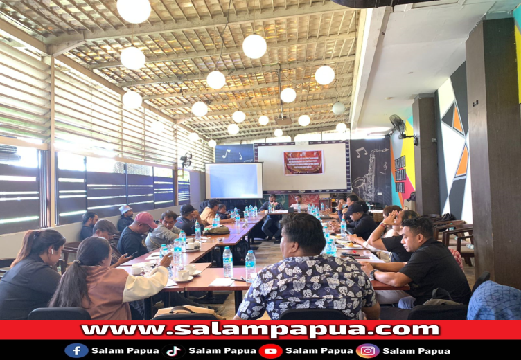 Pasca Penetapan DPS, KPU Mimika Gelar Coffee Morning Bersama Media