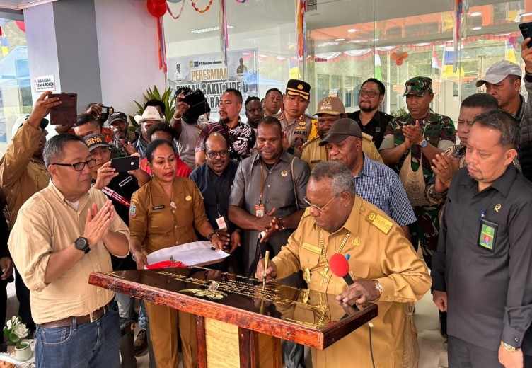 Bupati Mimika Resmikan Rumah Sakit Waa-Banti, Simbol Komitmen Bersama Pemkab Dan PT Freeport Indonesia